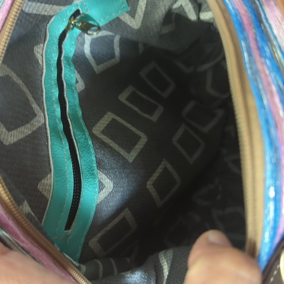 Colorful Patterned Backpack with Cartoon Design - Picture 4 of 4